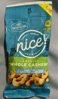 Roasted whloe cashews