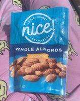 Whole almonds unsalted