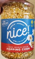 100% Whole Grain Popping Corn