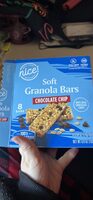 Soft Granola Bars Chocolate Chip