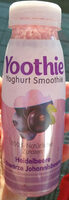 Yogurt Smoothie Schwarze Johannesbeere Heidelbeere