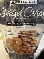 Honey mustard and onion pretzel chips