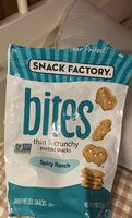 Bites thin & crunchy pretzel snacks Spicy Ranch