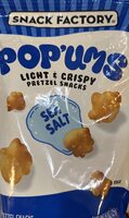 Sea Salt Pop'ums Light & Crispy Pretzel Snacks