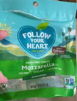 Vegan Gourmet Shreds Mozzarella Cheese Alternative