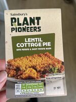 Lentil cottage pie