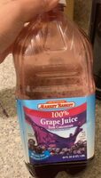 100% grape juice from concentrate