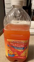 Ruby red grapefruit and tangerine juice cocktail