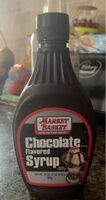 Chocolate flavored syrup