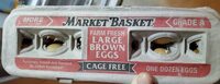 Large brown eggs