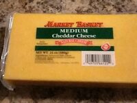 Medium cheddar   cheese