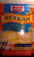 Four Cheese Shredded Monterey Jack, Cheddar, Asadero & Queso Quesadilla Cheese