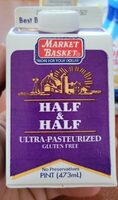 Market basket half and half