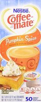 Liquid coffee creamer pumpkin spice