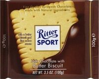 Milk chocolate with butter biscuit