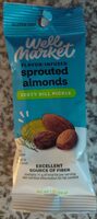 Flavor-infused sprouted almonds, zesty dill pickle