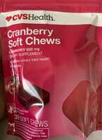 Cranberry soft chews