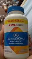 D3 50 mcg 2000 IU bone health