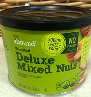Unsalted deluxe mixed nuts, unsalted