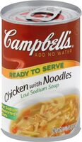 Low sodium chicken with noodle