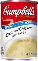 Campbell's soup cream chicken & herbs