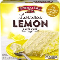 Luscious lemon layer cake