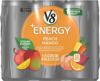 V8 +Energy Peach Mango