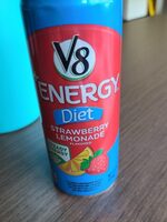 Campbells V8 Vfusion + Energy Strawberry Lemonade