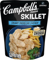 Creamy parmesan chicken skillet sauces