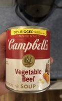 Campbell's condensed soup vegetable beef