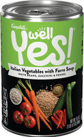 Well yes italian vegetables with farro soup