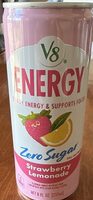 V8 Energy Zero Sugar Strawberry Lemonade