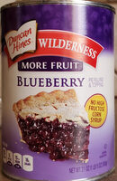 Blueberry pie filling & topping