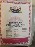 Hand Pound Sona Masoori Rice