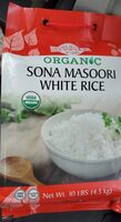 Organic sona masoori white rice