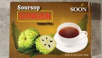 Soursop ginger instant tea