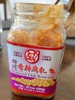 Preserved chili beancurd
