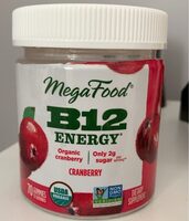 B12 Energy Cranberry Gummies