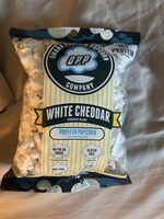 White cheddar protein popcorn