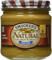Natural Peanut Butter Creamy No Salt Added