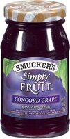 Simply fruit concord grape spreadable fruit