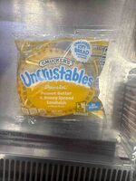 Uncrustables Peanut Butter & Honey Spread Sandwich On Wheat Bread