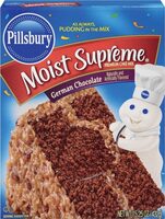 Cake mix moist supreme german chocolate