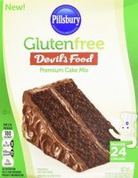 Gluten free devils food premium cake mix