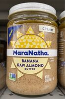 Banana raw almond butter