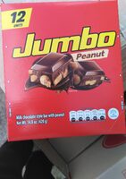 Milk chocolate with peanuts