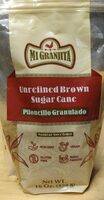 Unrefined brown sugar cane