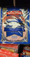Fully cooked canadian bacon