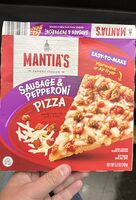 Sausage and pepperoni pizza