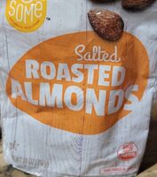 Salted roasted almonds